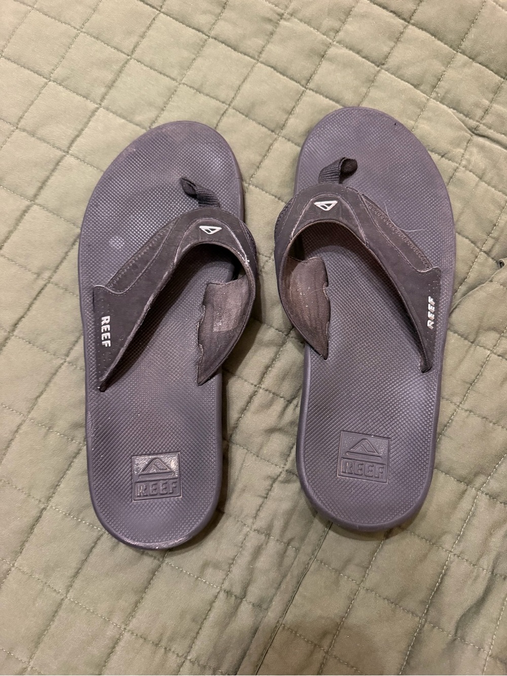 Reef Men’s Dark Gray Flip Flop Sandals